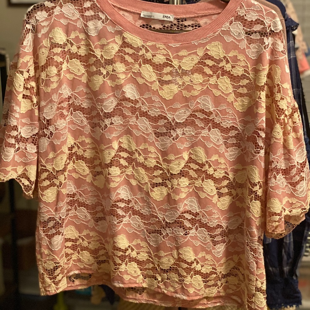 Zara lace top